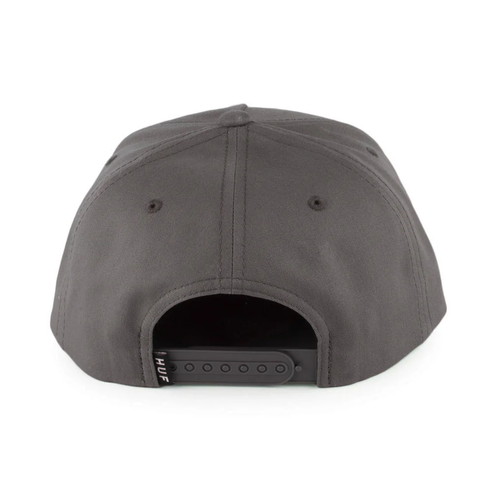 HUF Triple Triangle Snapback Cap - Anthrazit - Image 3