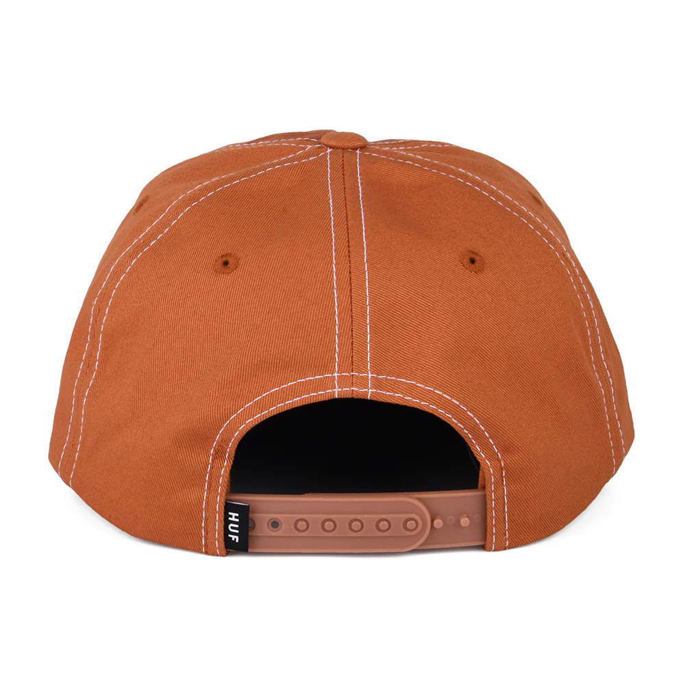 HUF Triple Triangle Unstrukturierte Snapback Cap - Kamel-Weiß - Image 3