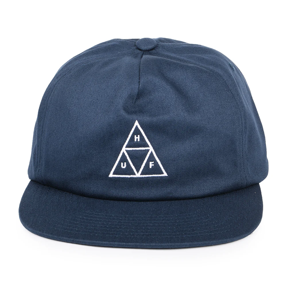 HUF Triple Triangle Unstrukturierte Snapback Cap - Marineblau - Image 2