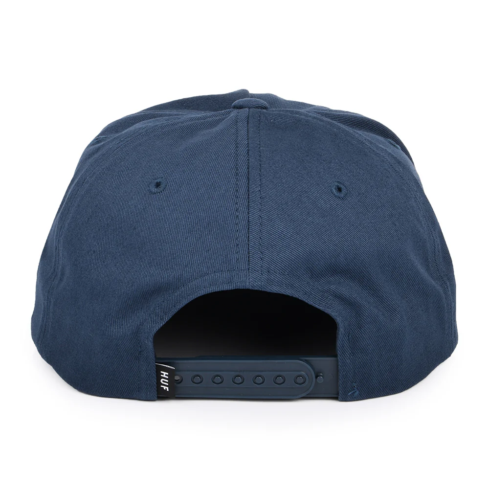 HUF Triple Triangle Unstrukturierte Snapback Cap - Marineblau - Image 3