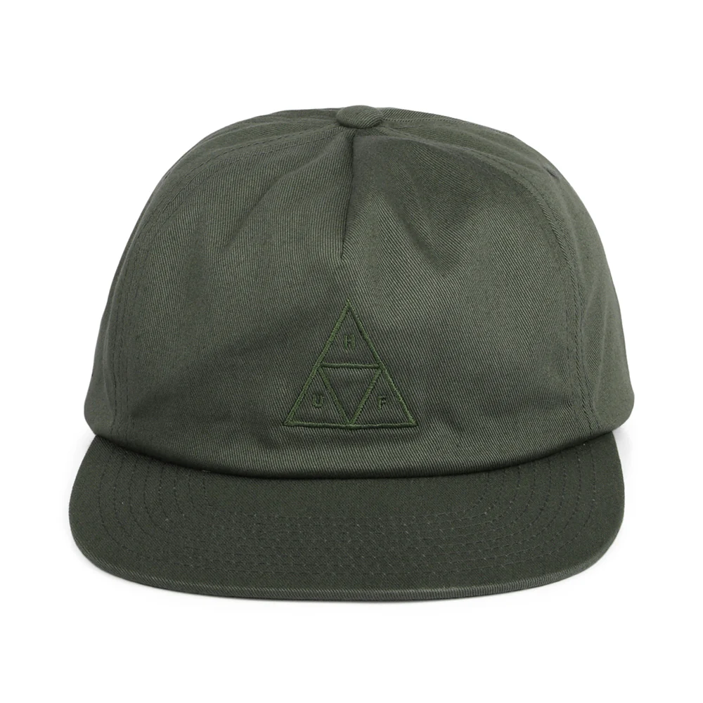 HUF Triple Triangle Unstrukturierte Snapback Cap - Olivgrün - Image 2
