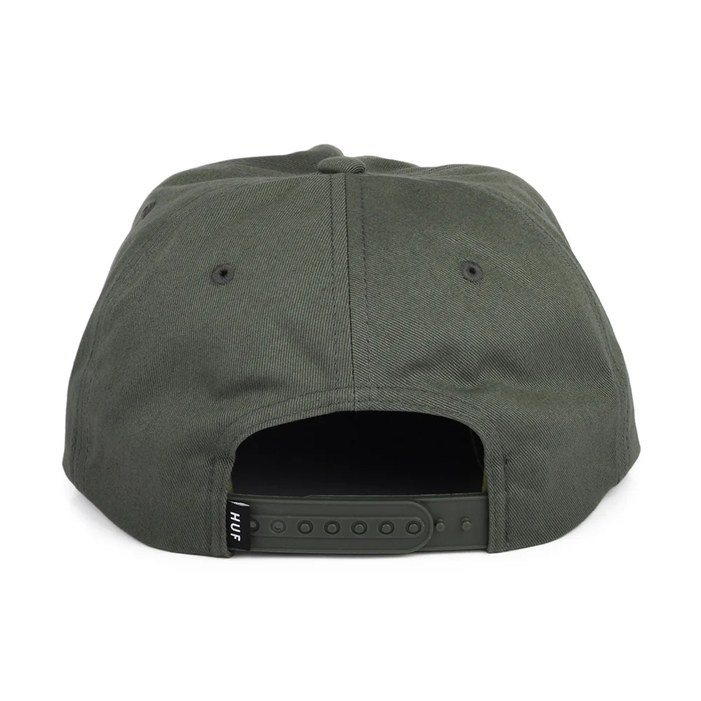 HUF Triple Triangle Unstrukturierte Snapback Cap - Olivgrün - Image 3