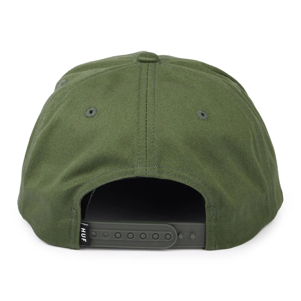 HUF Triple Triangle Unstrukturierte Snapback Cap - Olivgrün - Image 3