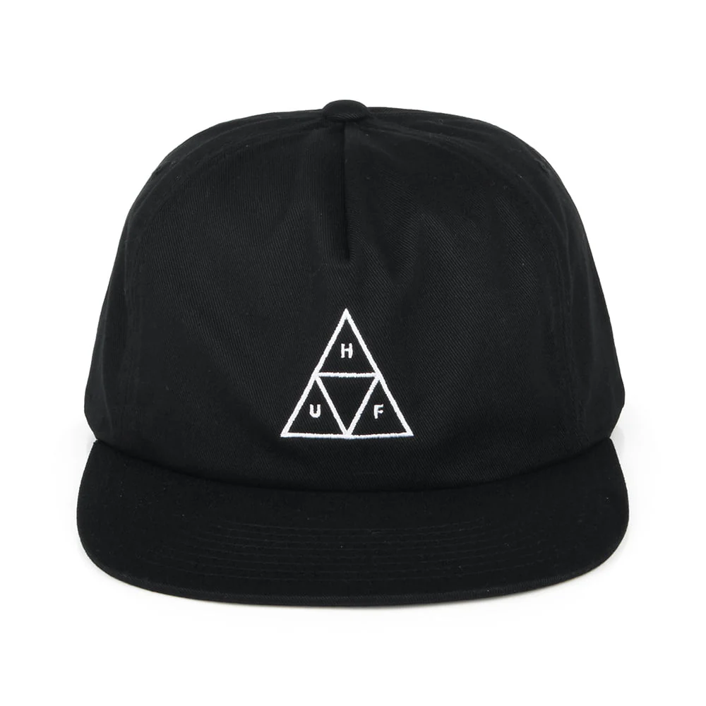 HUF Triple Triangle Unstrukturierte Snapback Cap - Schwarz - Image 2