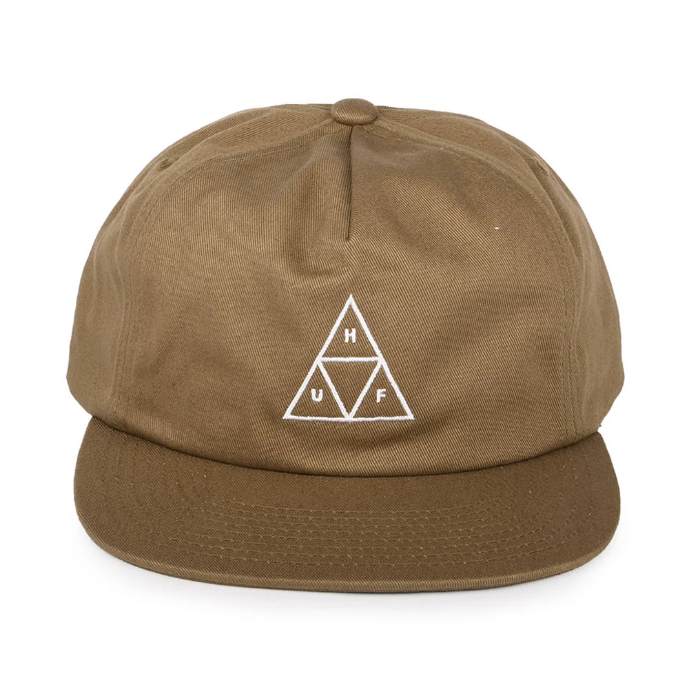 HUF Triple Triangle Unstrukturierte Snapback Cap - Toffee - Image 2