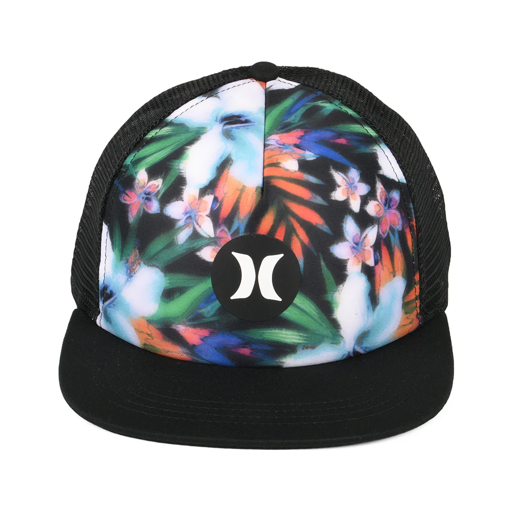 Hurley Balboa Trucker Cap - Geblümt-Schwarz - Image 2