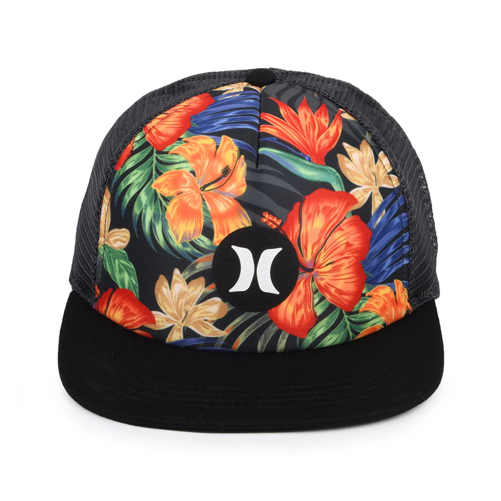 Hurley Balboa Trucker Cap - Schwarz-Geblümt - Image 2