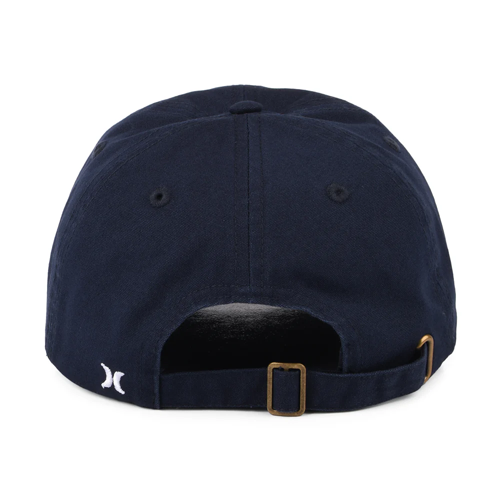 Hurley Blank Baseball Cap aus Canvas - Marineblau - Image 3