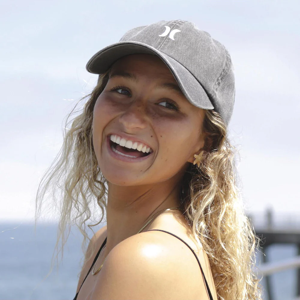 Hurley Damen Iconic Baseball Cap - Grau - Image 4