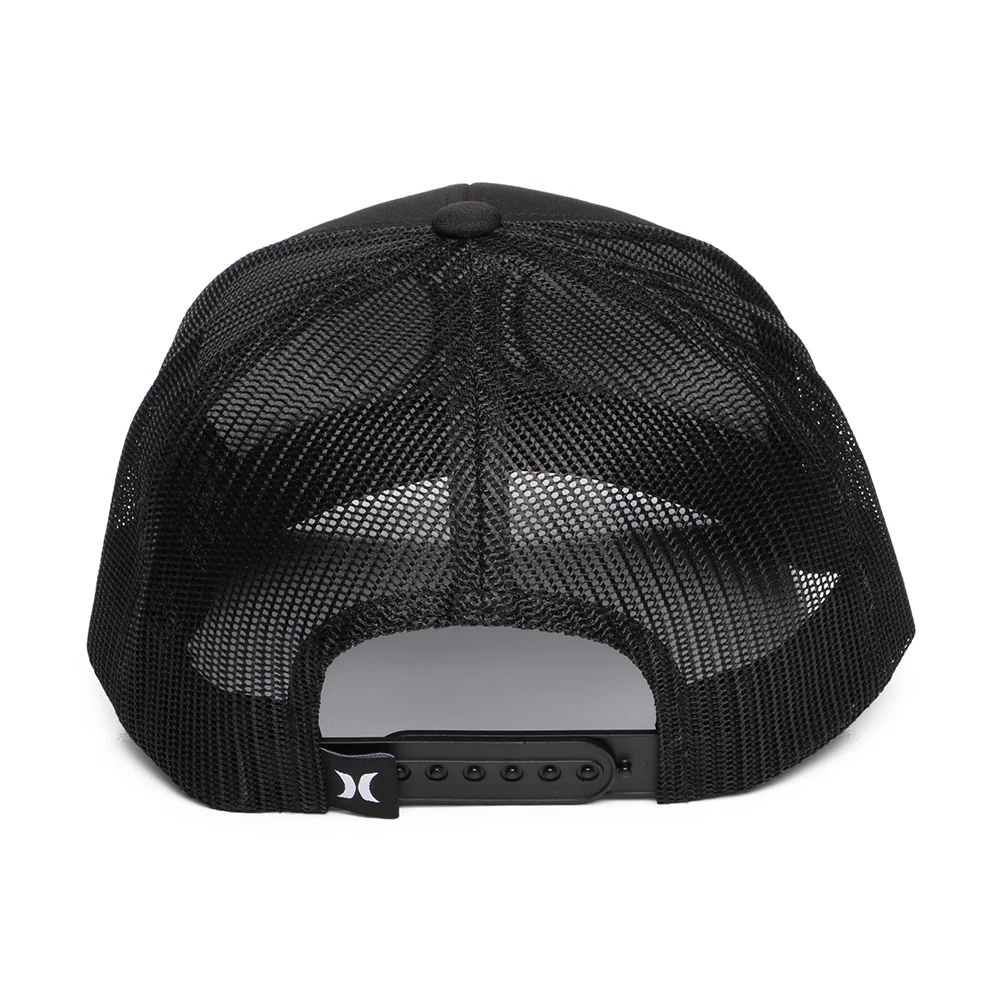 Hurley Del Mar Trucker Cap - Schwarz auf Schwarz - Image 3