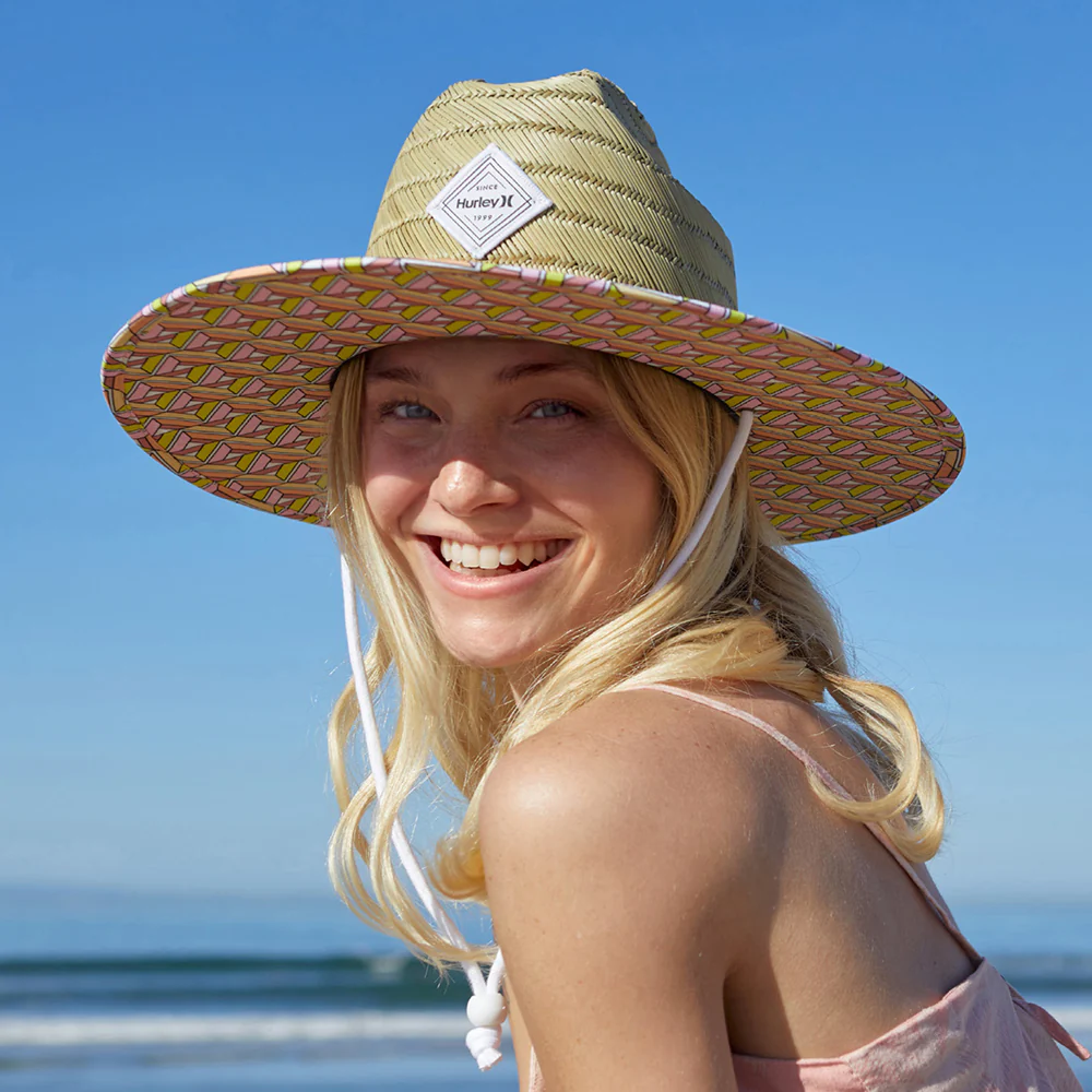 Hurley Diamond Rettungsschwimmer Hut aus Stroh - Natur - Image 4