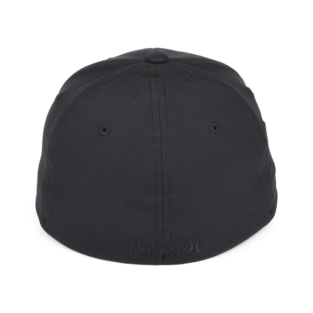 Hurley Dri-Fit One & Only Flexfit Baseball Cap - Schwarz - Image 3