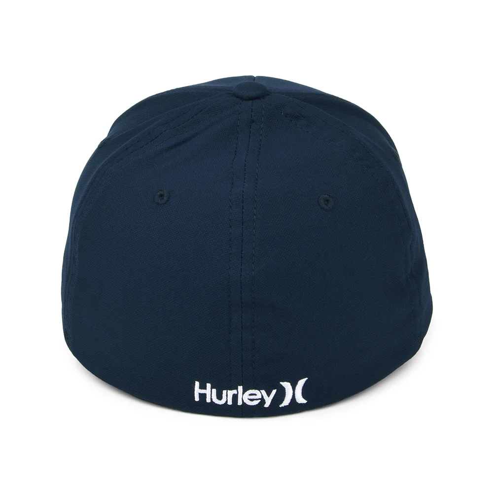 Hurley H2O-Dri One & Only Flexfit Baseball Cap - Dunkles Marineblau - Image 3