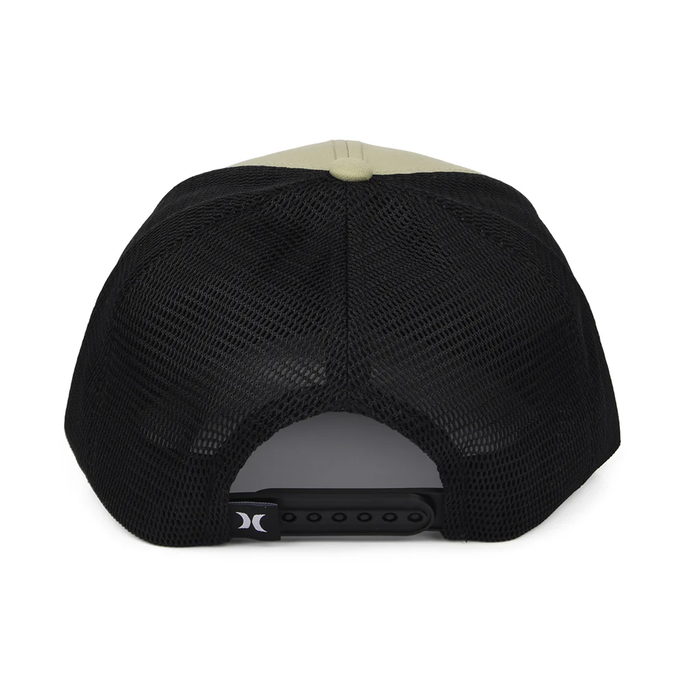 Hurley League II Flexfit Trucker Cap - Khaki-Schwarz - Image 3