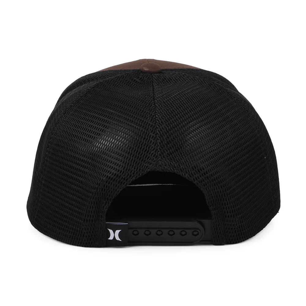 Hurley League II Flexfit Trucker Cap - Sepiabraun-Schwarz - Image 3