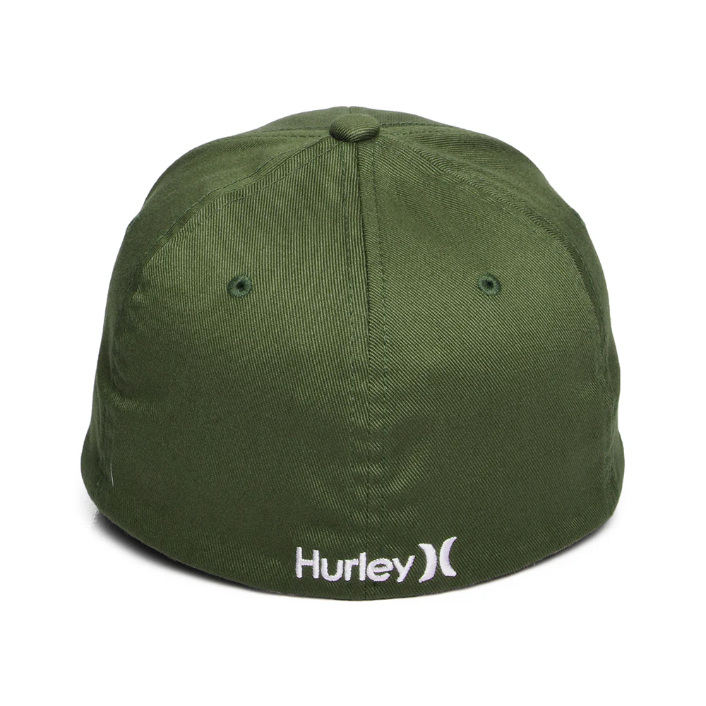 Hurley Micro Icon Flexfit Baseball Cap - Olivgrün - Image 3