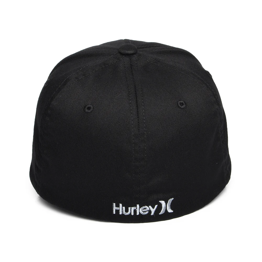 Hurley Micro Icon Flexfit Baseball Cap - Schwarz - Image 3
