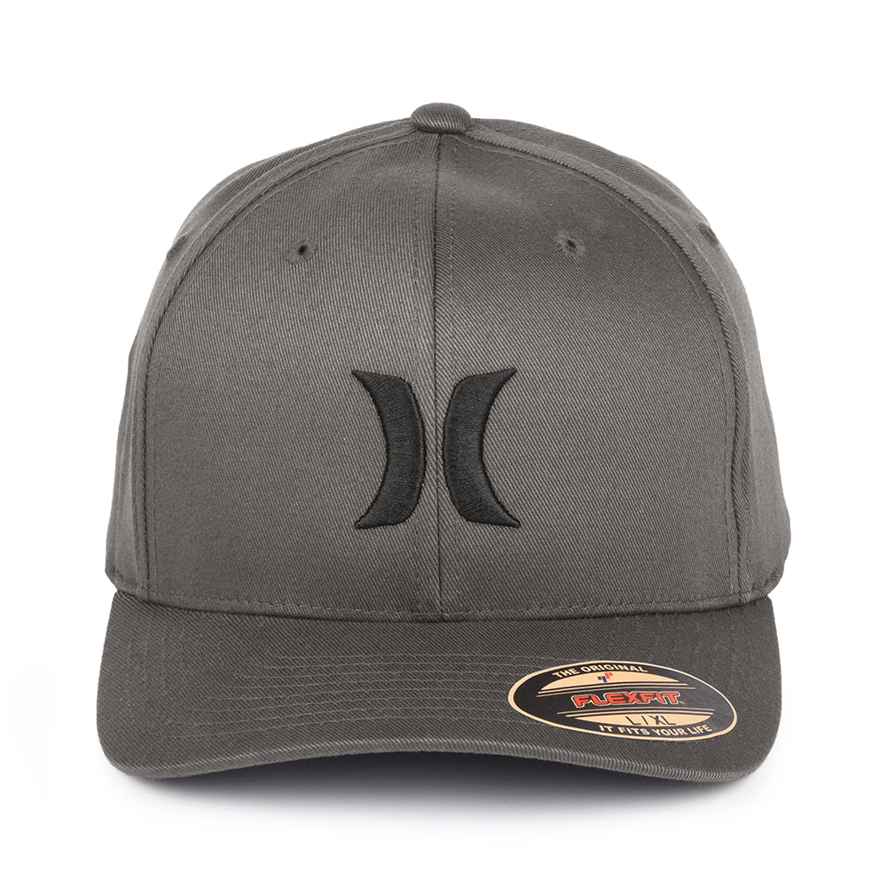 Hurley One & Only Flexfit Baseball Cap - Dunkelgrau - Image 2