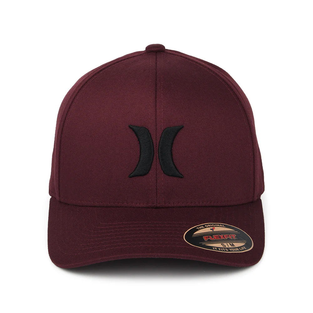 Hurley One & Only Flexfit Baseball Cap - Mahagoni - Image 2