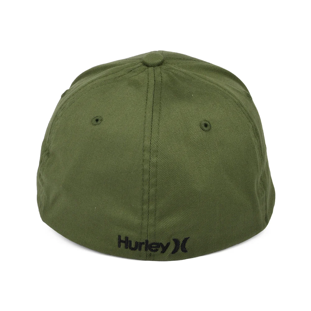 Hurley One & Only Flexfit Baseball Cap - Olivgrün - Image 3