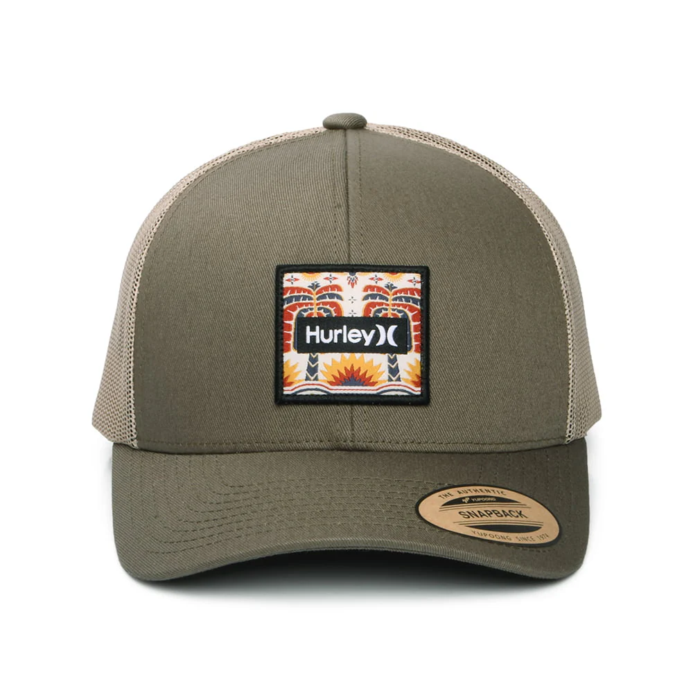Hurley Seacliff Trucker Cap - Olivgrün-Steingrau - Image 2