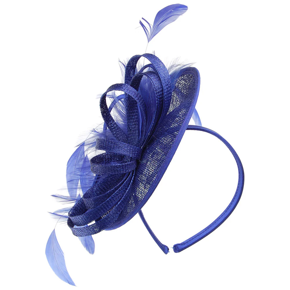 Jane Anne Designs Aria Disc Fascinator - Kobaltblau - Image 2
