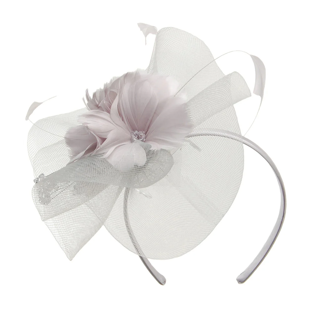 Jane Anne Designs Clementine Fascinator - Silber - Image 2