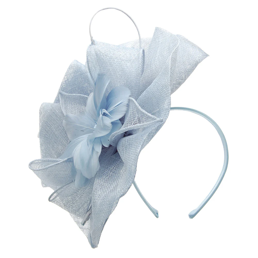 Jane Anne Designs Fascinator - Hellblau - Image 2