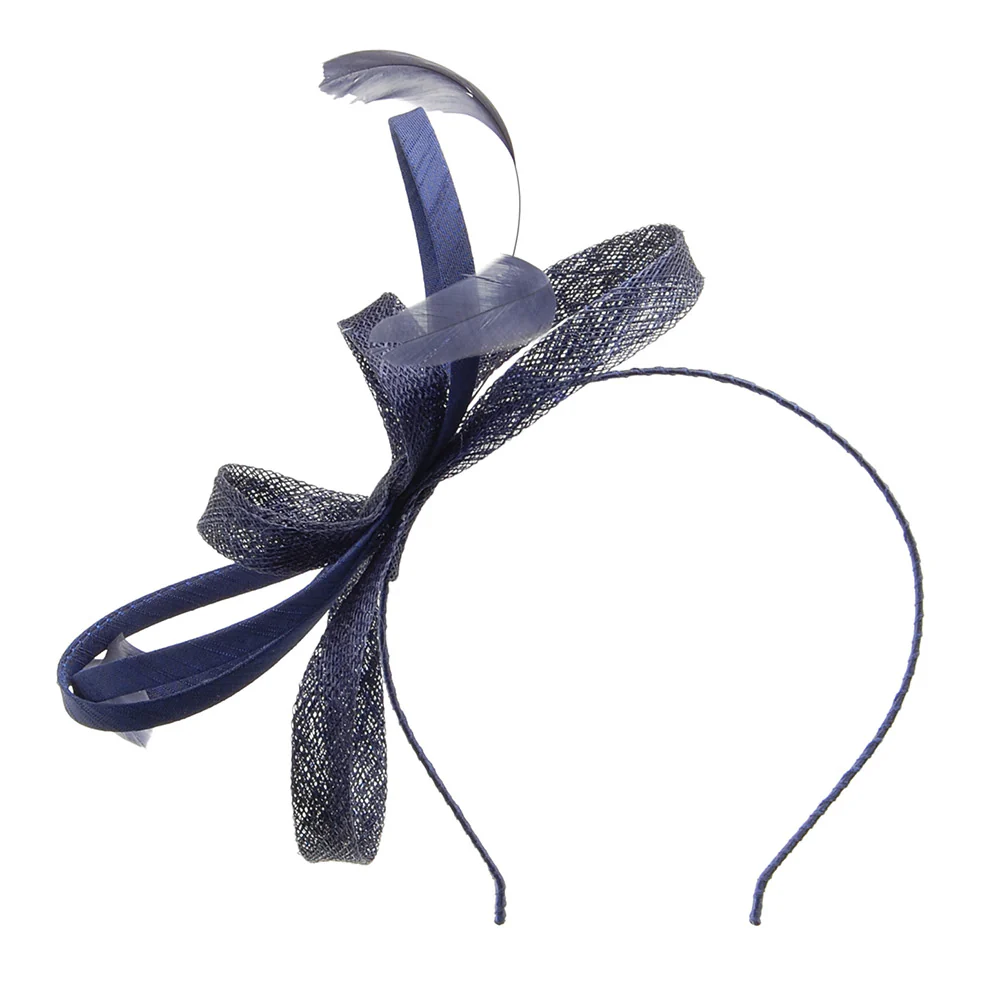 Jane Anne Designs Julie Fascinator - Marineblau - Image 2
