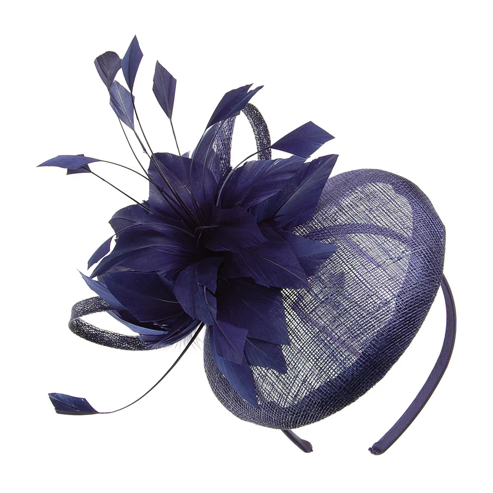 Jane Anne Designs Mandy Fascinator - Dunkelblau - Image 2
