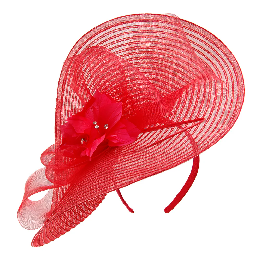 Jane Anne Designs Sophia Fascinator - Rot - Image 2