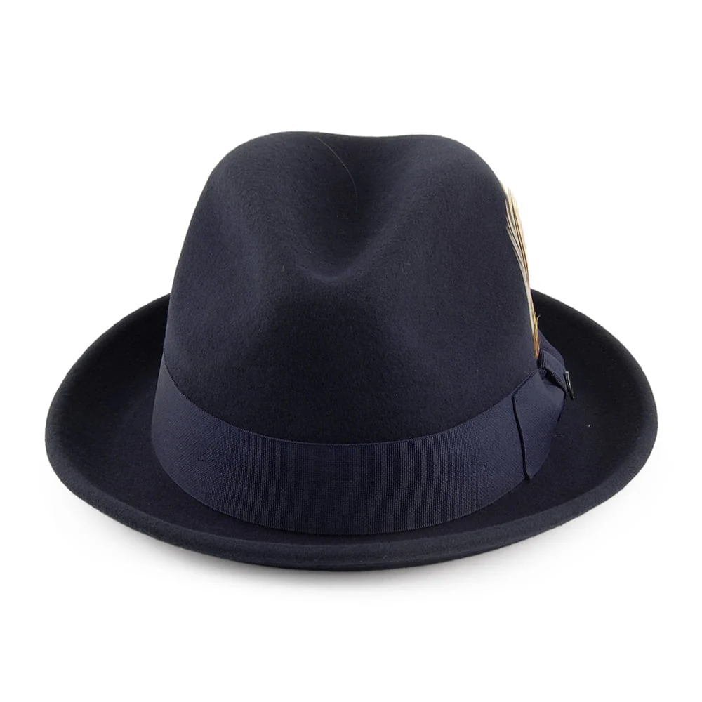 Jaxon & James Blues Knautschbarer Trilby Hut - Marineblau - Image 3