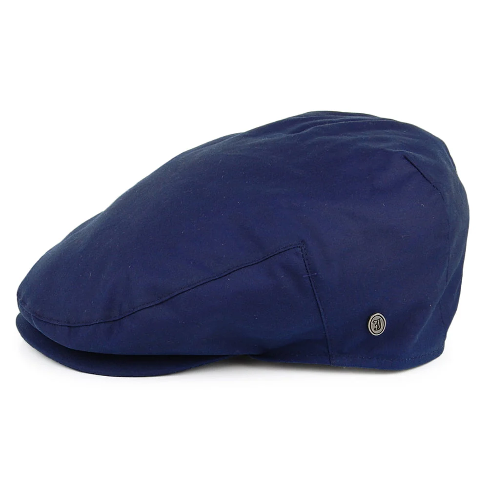 Jaxon & James British Millerain Schiebermütze aus gewachster Baumwolle - Marineblau - Image 3