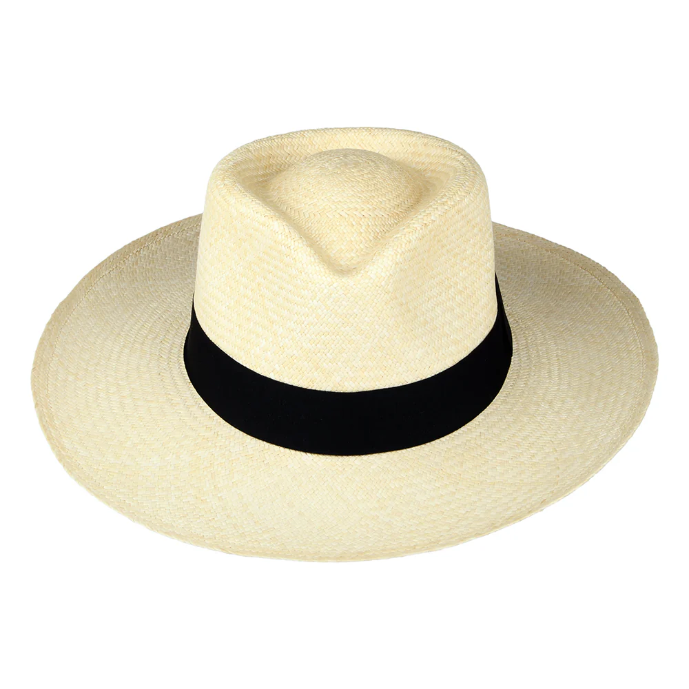 Jaxon & James C-Crown Panama Fedora Hut - Natur - Image 3