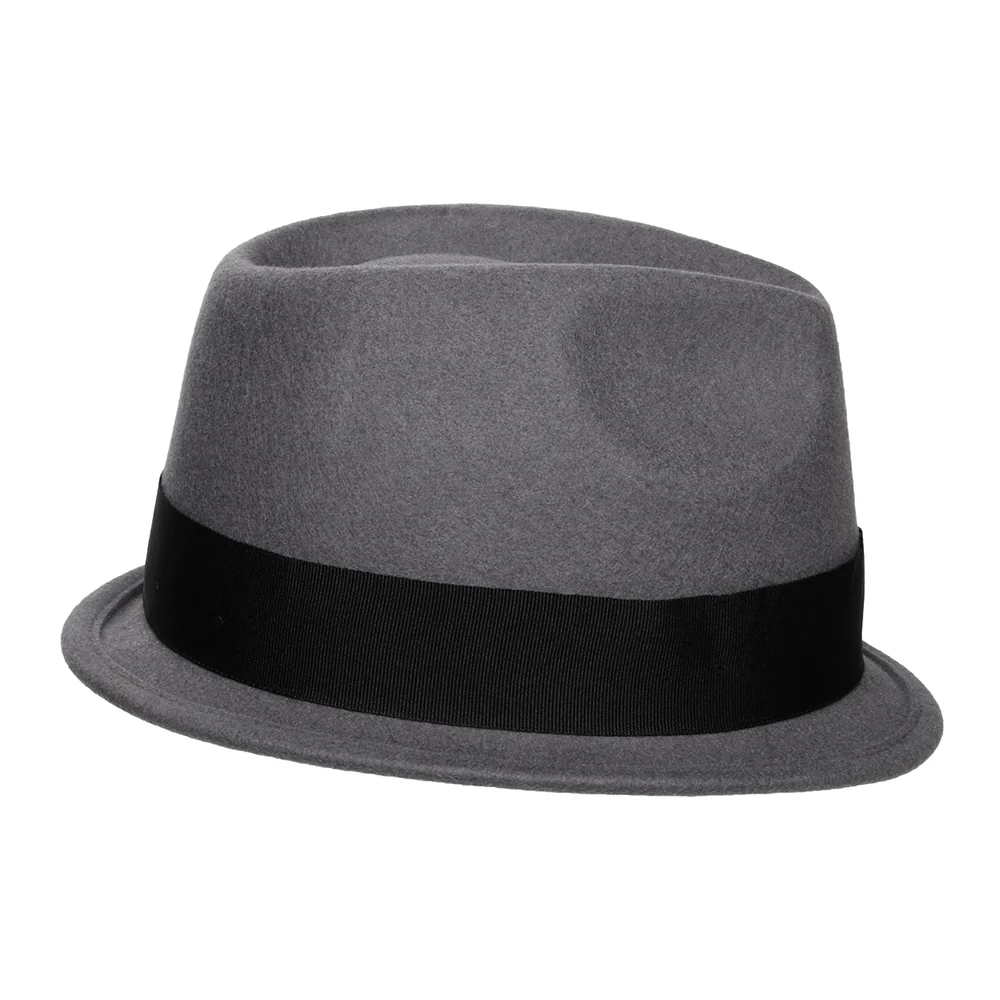 Jaxon & James Dekker Knautschbarer Trilby Hut - Grau - Image 3