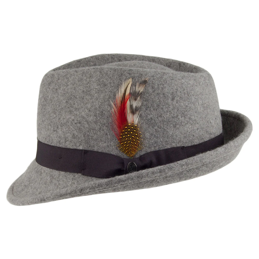 Jaxon & James Detroit Trilby Hut - Flanellgrau - Image 2