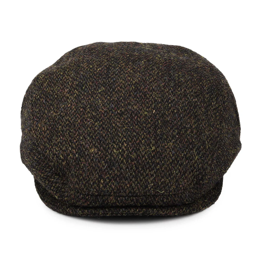 Jaxon & James Ferness HARRIS TWEED Schiebermütze - Moosgrün-Braun - Image 2