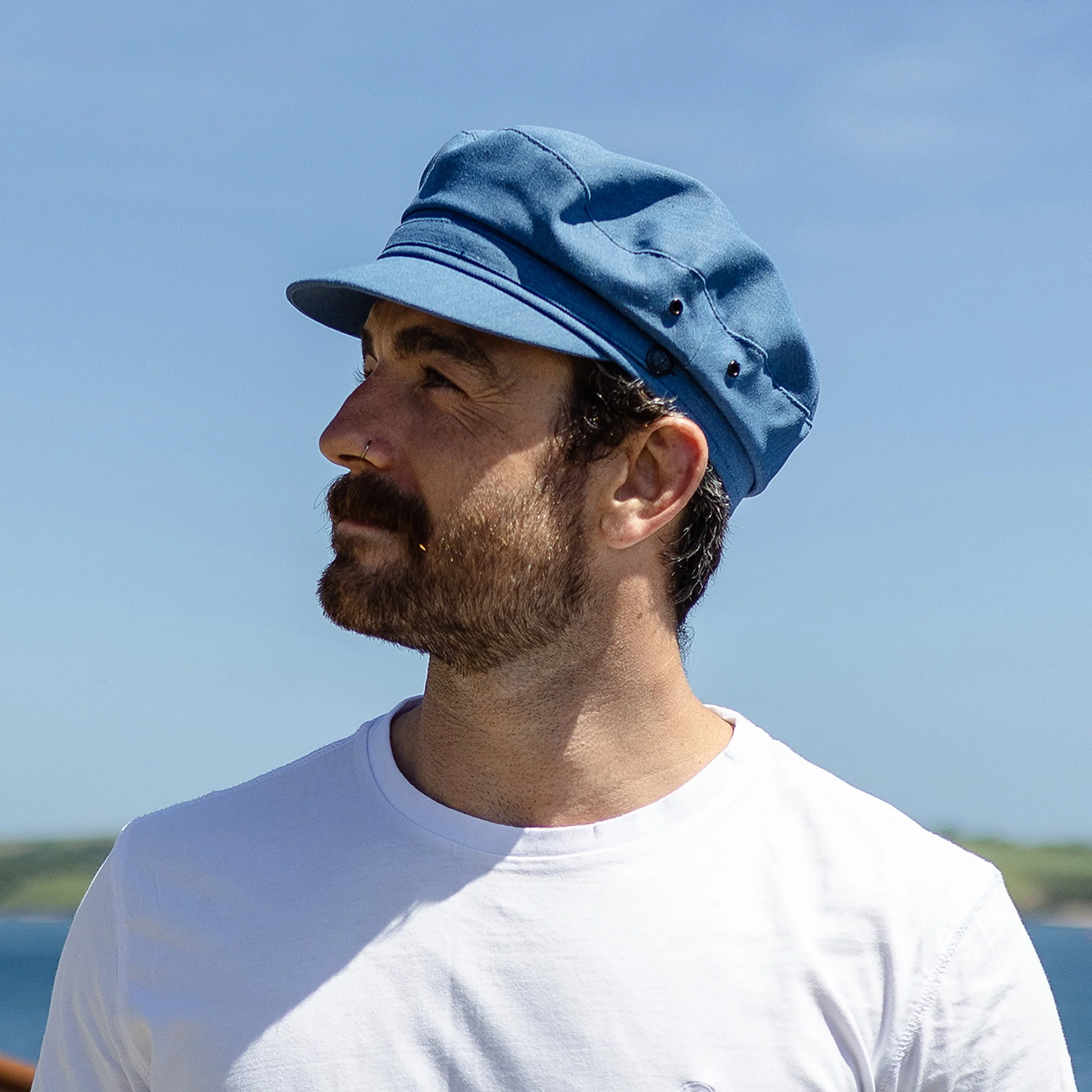 Jaxon & James Fischermannsmütze aus Baumwolle - Denim - Image 5