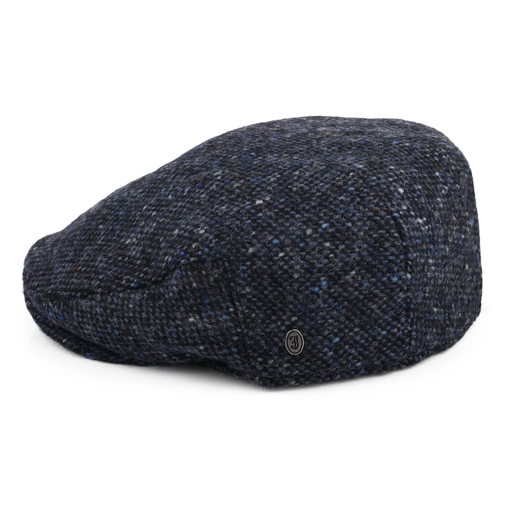 Jaxon & James Foyle Donegal Tweed Schiebermütze Marl - Blau-Schwarz - Image 3