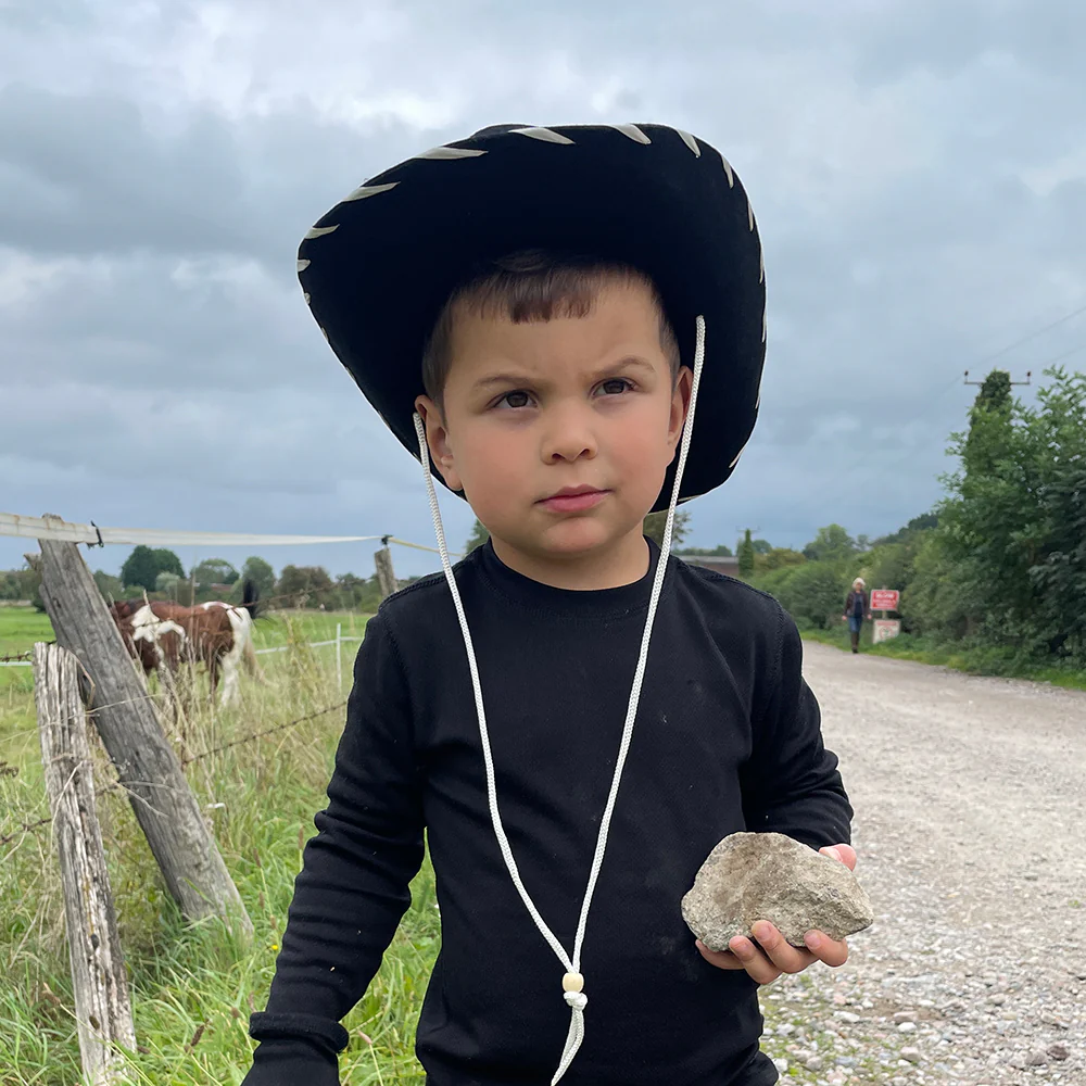 Jaxon & James Kinder Cowboy Hut Schwarz/Weiß Großhandel - Image 3