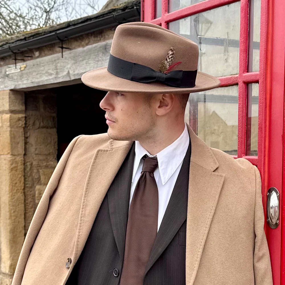 Jaxon & James Knautschbarer C-Krone Fedora - Pekan - Image 3