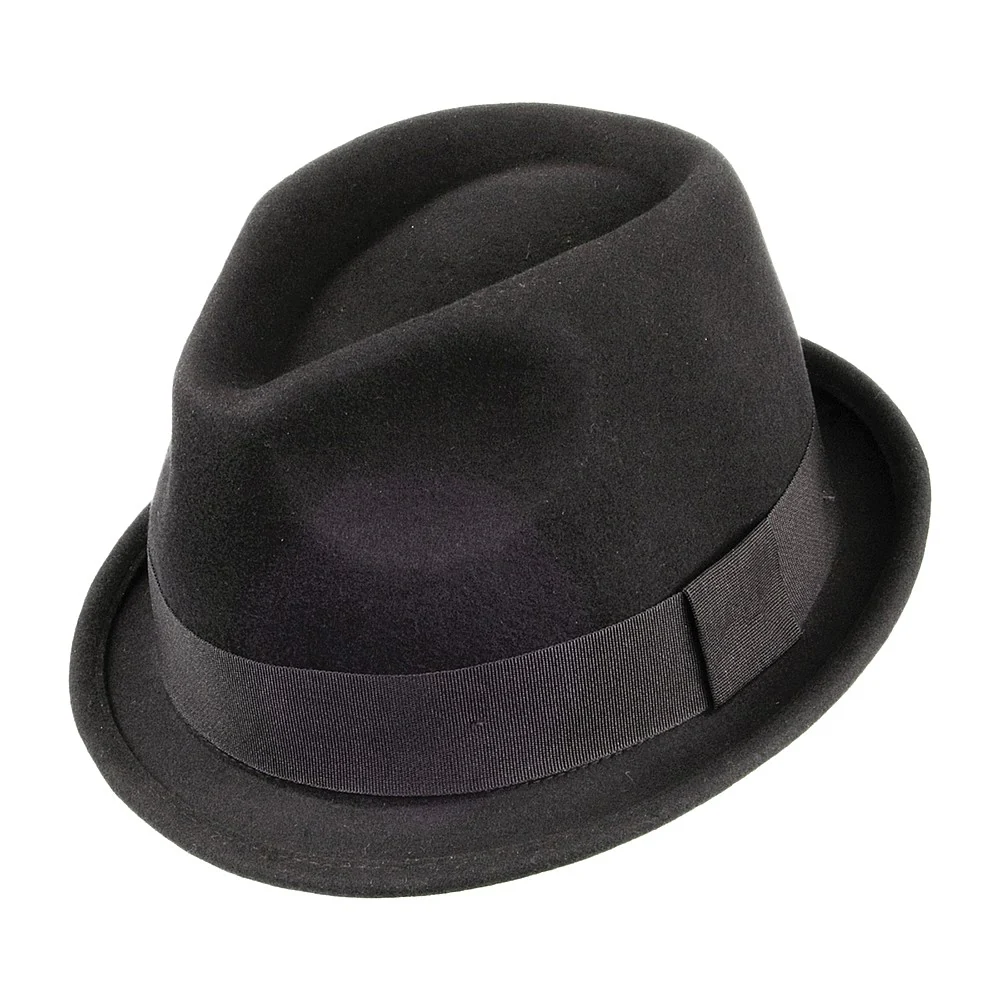 Jaxon & James Dekker Knautschbarer Trilby Hut - Schwarz - Image 2