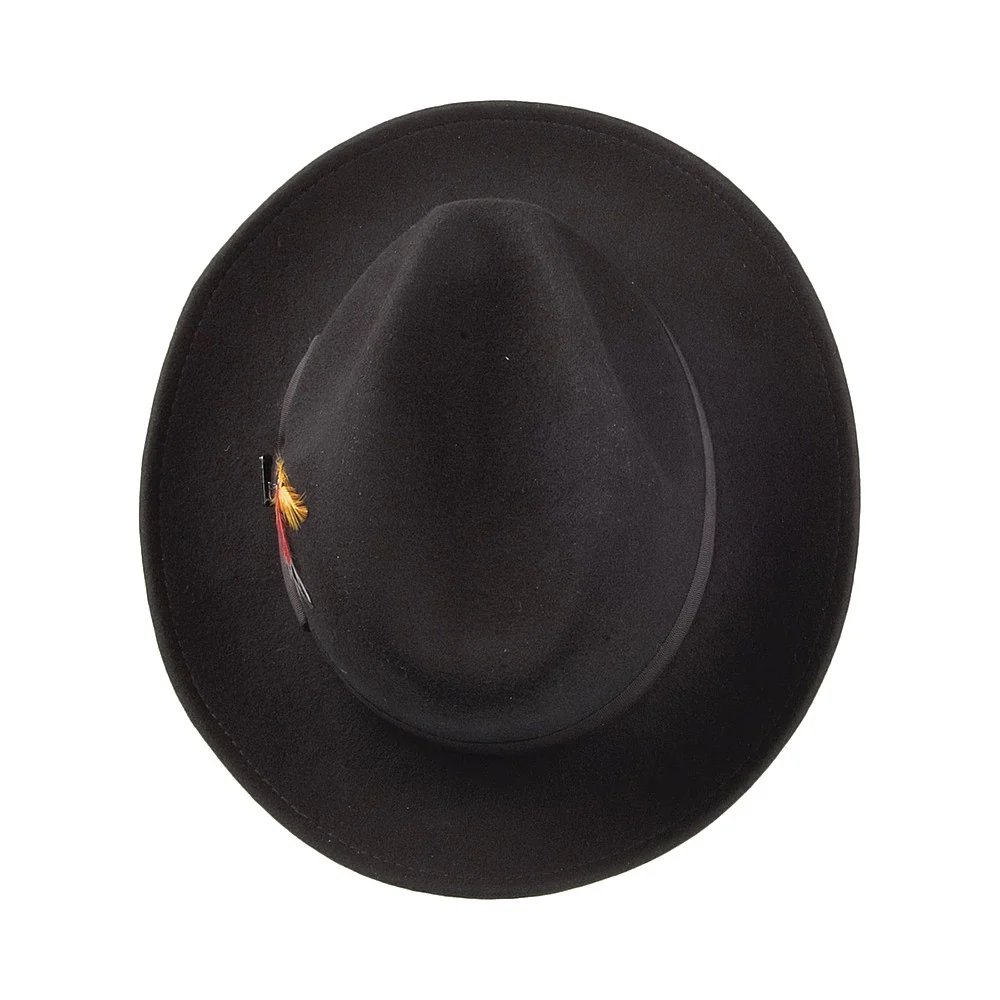 Jaxon & James Knautschbarer Pinchcrown Fedora Wollfilzhut -Schwarz - Image 3