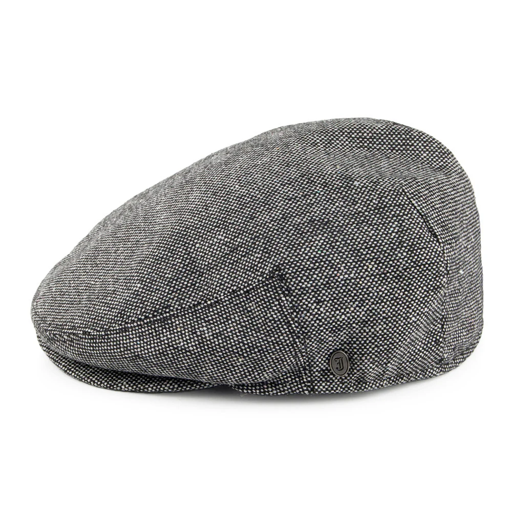 Jaxon & James Marl Tweed Schiebermütze Schwarz Großhandel - Image 3