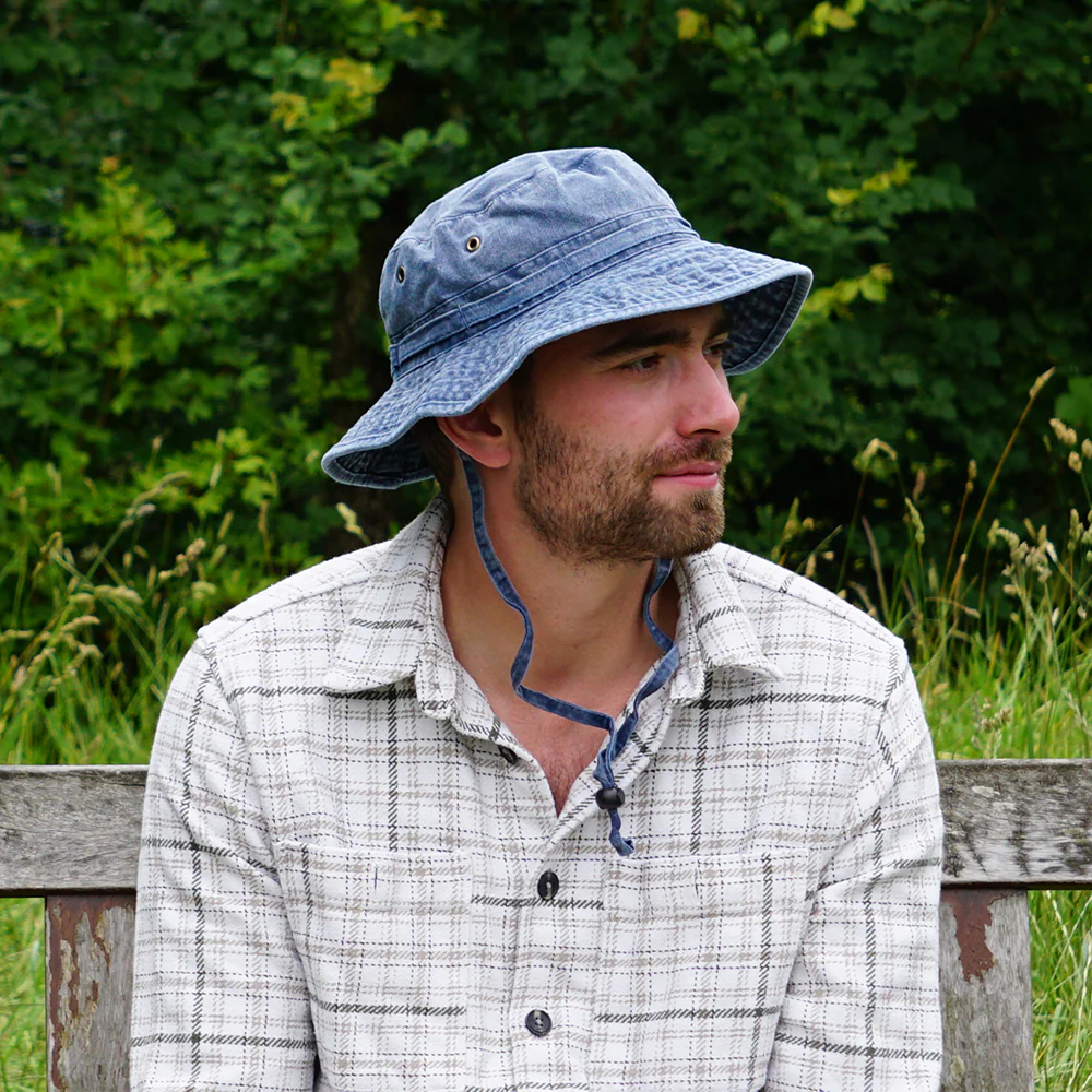 Jaxon & James Packbarer Boonie Fischerhut aus Baumwolle - Marineblau - Image 3