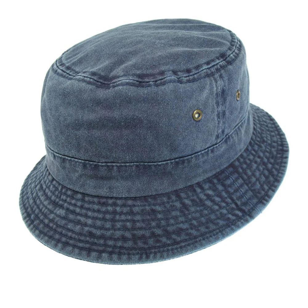 Jaxon & James Packbarer Fischerhut aus Baumwolle - Marineblau