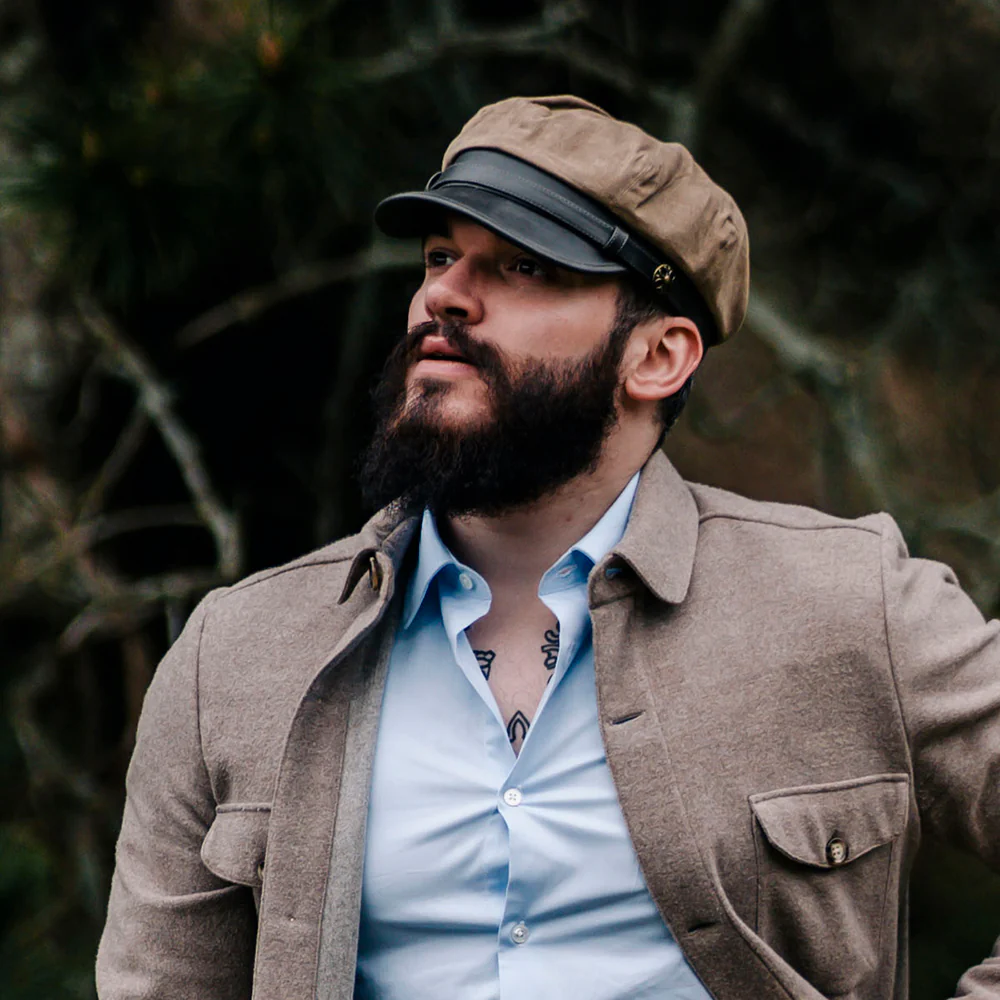 Jaxon & James Rebel Motorcycle Cap - Britisches Hellbraun - Image 9