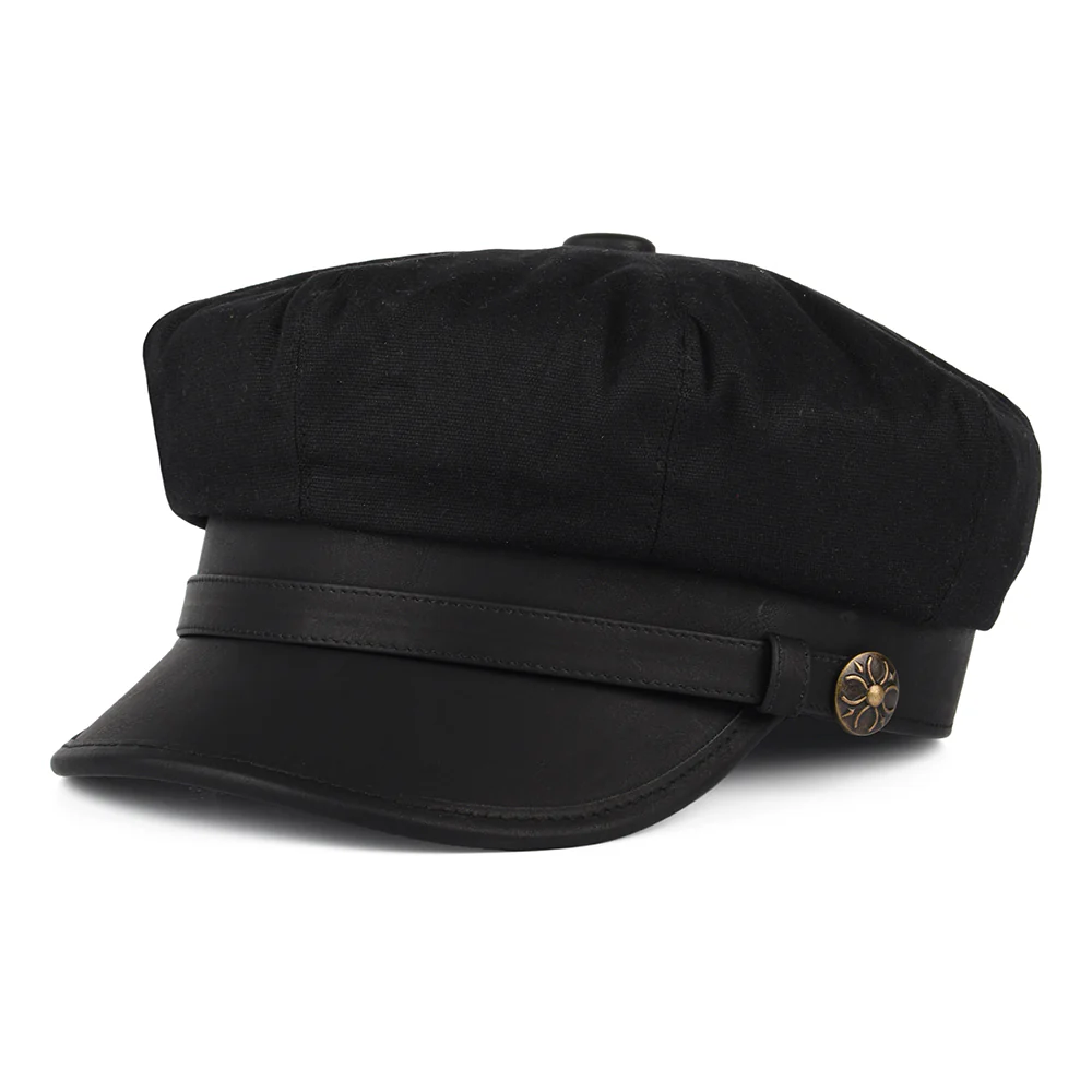 Jaxon & James Rebel Motorcycle Cap - Schwarz