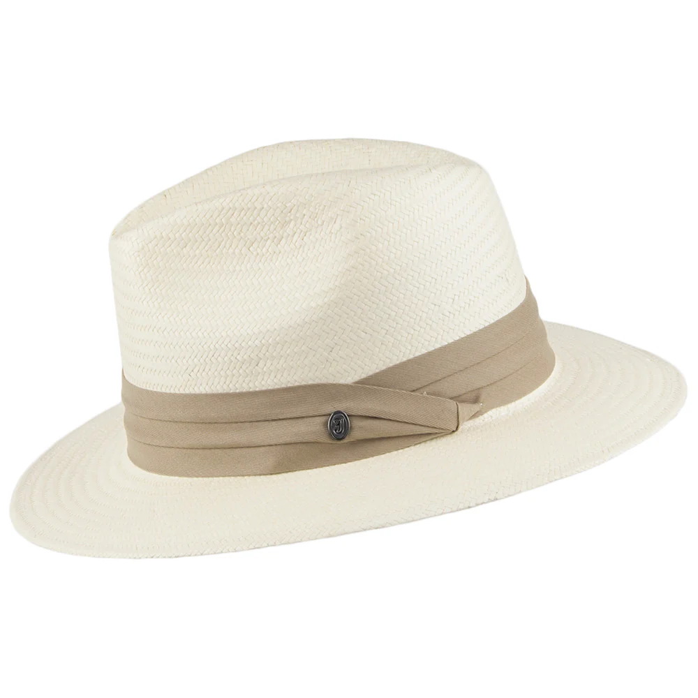 Jaxon & James Safari Fedora Toyo Strohhut - mit Khaki Hutband - Image 2