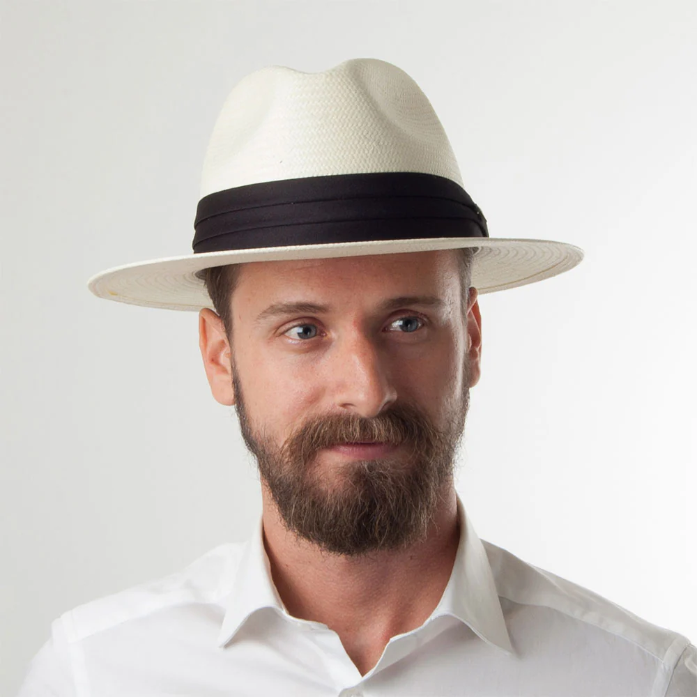Jaxon & James Safari Fedora Toyo Strohhut mit Schwarzem Hutband - Image 3